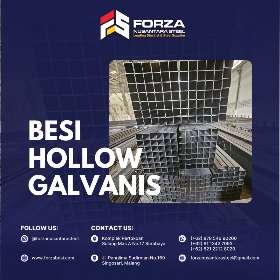 Besi Hollow Galvanis - Forza Nusantara Steel