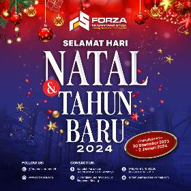 Natal 2023 dan Tahun Baru 2024 - Forza Besi