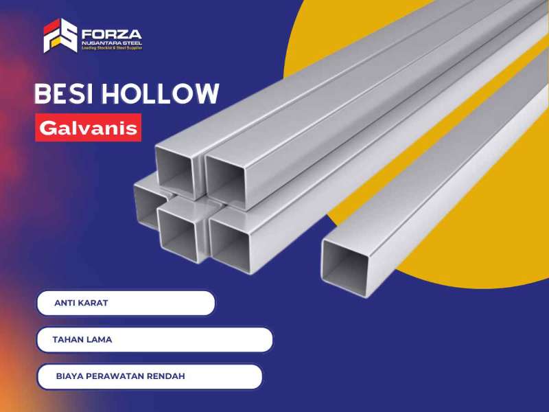 Besi Hollow Galvanis Forza Nusantara Steel