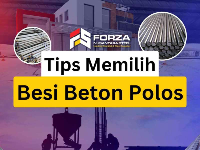 ukuran besi beton polos