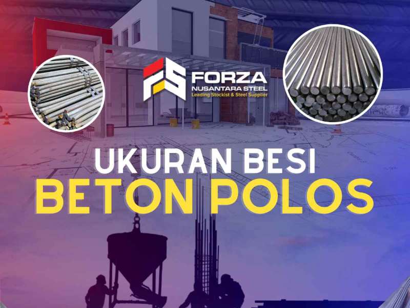 ukuran besi beton polos