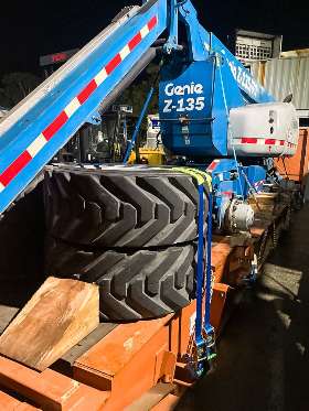 Importing used machinery Genie Z-135 - NMT Shpping Custom Brokers