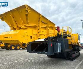 New GIPO AG 60T Impactor Crusher shipped from Europe with RoRo vessel | NMT Shipping Custom Brokers