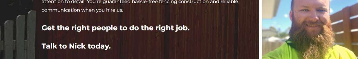 Best Brisbane Fencing Banner