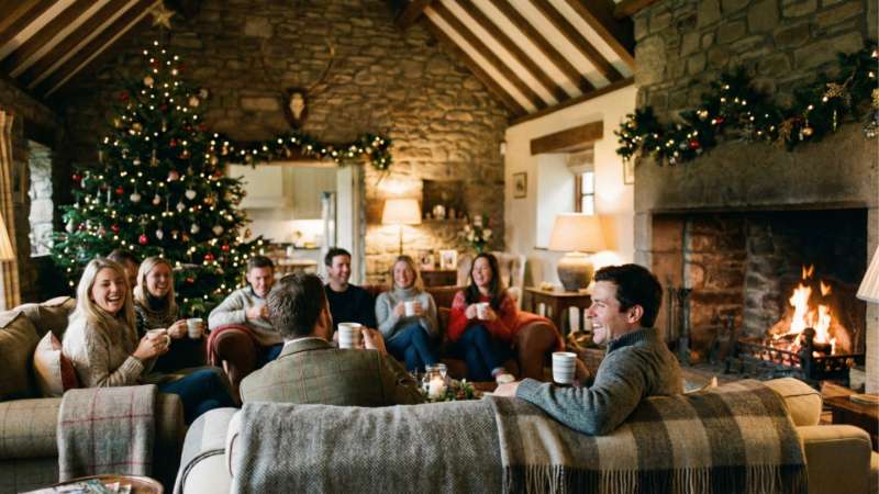 Christmas Group Getaway Near Glasgow: A Cosy Villa Base in Milngavie