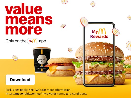 Download the MyMaccas app and get rewarded today!
