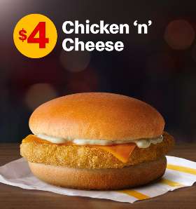 Chicken 'n' Cheese for $4