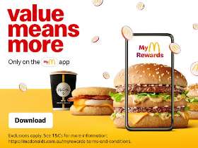 Download the MyMaccas app and get rewarded today!