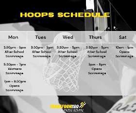 Hoops Schedule - Transform 180 Fitness Centre