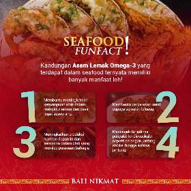 Seafood Funfact, rich in Omega-3 - Bali Nikmat