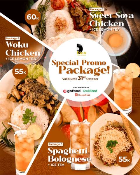 Din’s Coffee & Eatery Special Promo Package!