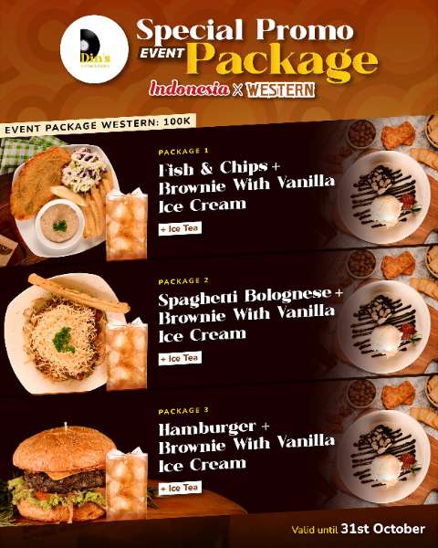 Din’s Coffee & Eatery Promo Event Package - Western