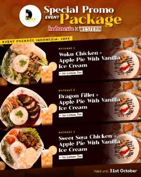 Din’s Coffee & Eatery Promo Event Package - Indonesia