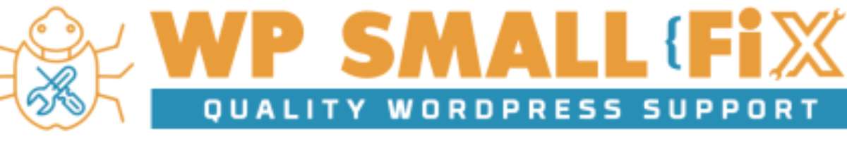WP Small Fix Banner