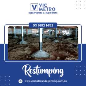 Vic Metro Underpinning and Restumping