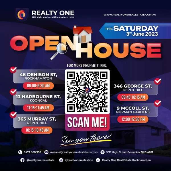 Open House Saturday 3rd June 2023