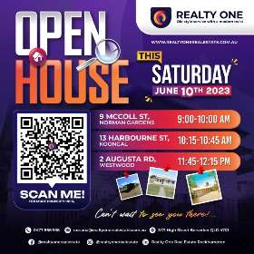 Open house event - 10th June 2023 by Realty One Real Estate