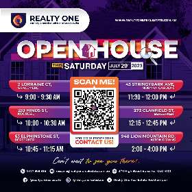Open house event - 29th July 2023 by Realty One Real Estate