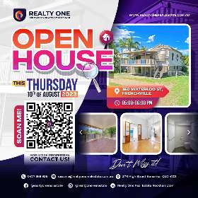Open house event - 10th Aug 2023 by Realty One Real Estate