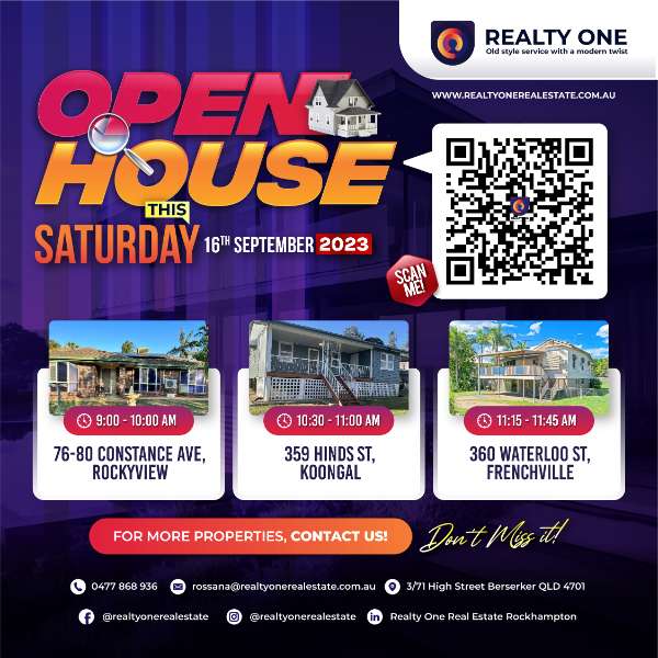 Open house event - 16th Sept 2023
