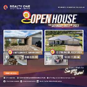 Open house event - 2nd December 2023 by Realty One Real Estate