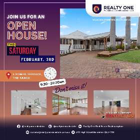 Open house event - 3rd Feb 2024 by Realty One Real Estate