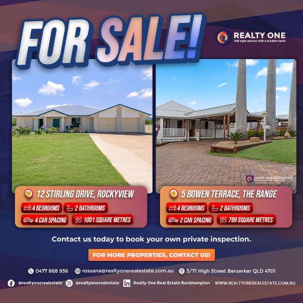 For Sale - 12 Stirling Drive & 5 Bowen Terrace