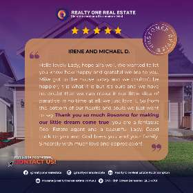 Realty one real estate customer testimonial - by Realty One Real Estate