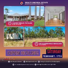 Open house event - 17th Feb 2024 by Realty One Real Estate