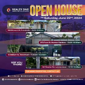 Open house event - 22nd June 2024 by Realty One Real Estate