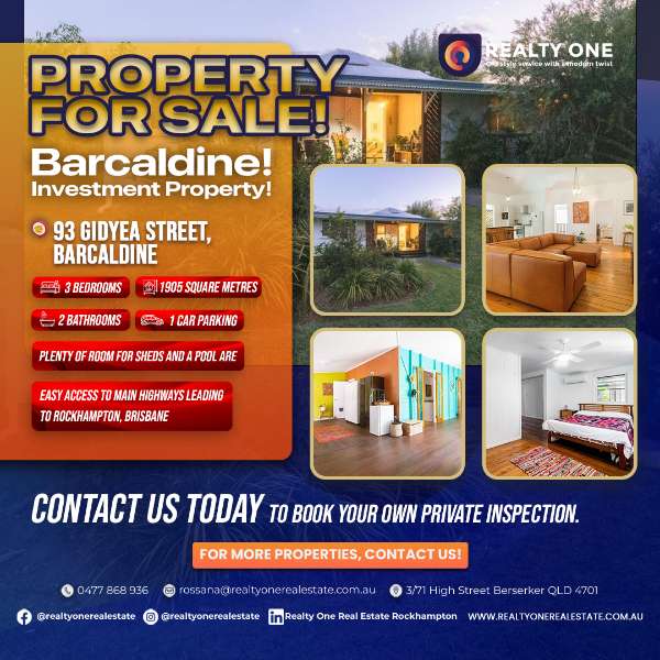 Property For Sale - 93 Gidyea Street, Barcaldine