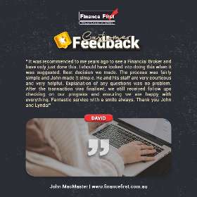 David's Review - Finance First Mortgage Broker