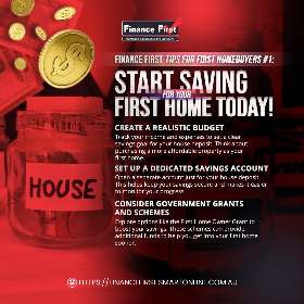 start saving for your first home today - finance first rockhampton mortgage broker