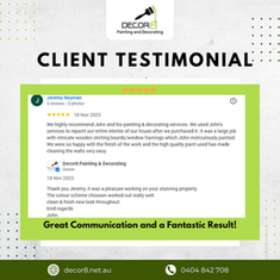 client testimonial