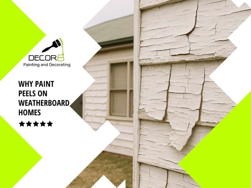 Why Paint Peels on Weatherboard Homes in Western Sydney & Blue Mountains