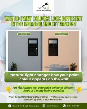 Ever noticed your wall paint looks different in the morning and afternoon? 