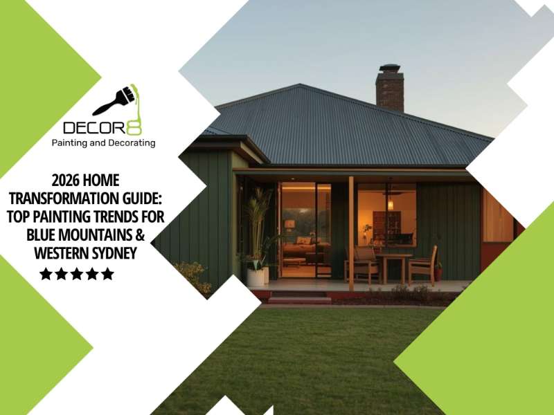 2026 Home Transformation Guide: Top Painting Trends for Blue Mountains & Western Sydney