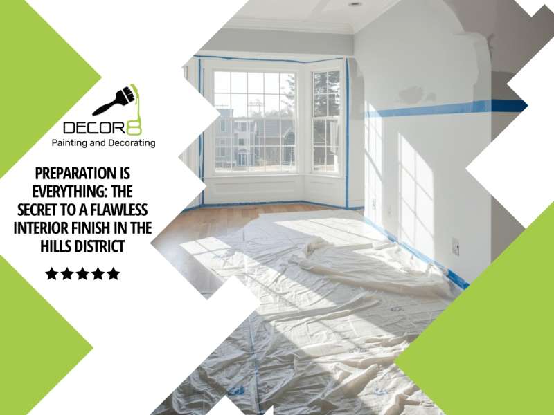 Preparation is Everything: The Secret to a Flawless Interior Finish in the Hills District