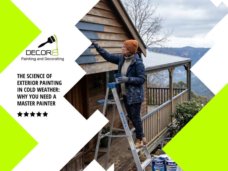 Exterior Painting in Cold Weather: The Science of Winter Prep | Decor8