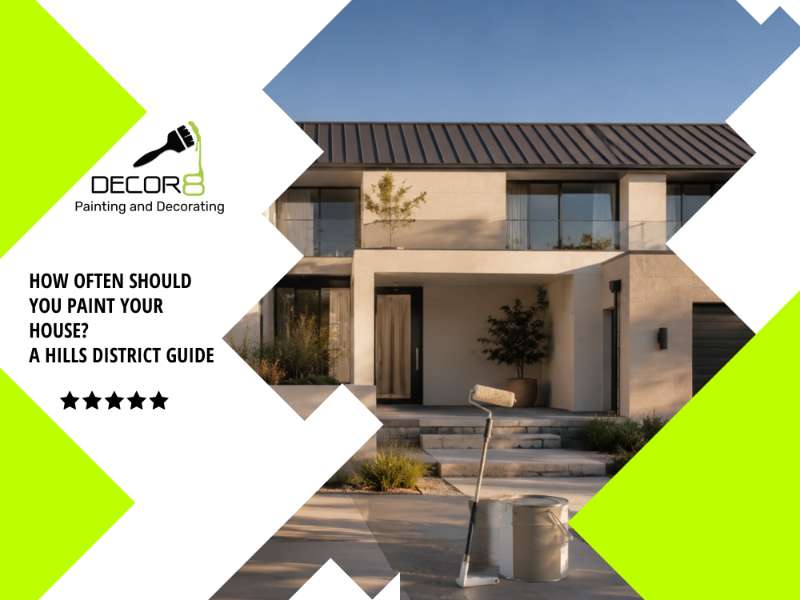 How Often Should You Paint Your House? A Hills District Guide