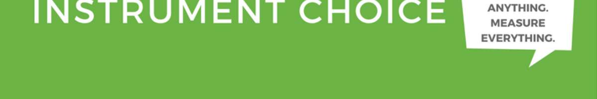 Instrument Choice | Rain Gauge Banner