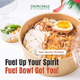 Nasi Goreng Shirataki Surabaya - Healthy Food Surabaya | Crunchaus Gwalk Surabaya