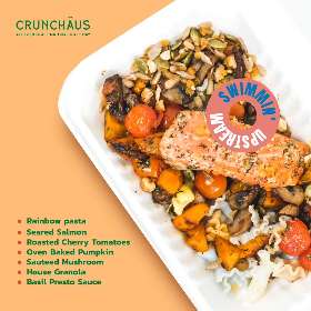 Get a Salmon in your Salad | Crunchaus Salad Pakuwon City - Salad Bar Surabaya 2