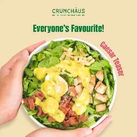 Caesar Teaser - Salad Bowl Pakuwon Surabaya - Crunchaus Salad Bar Gwalk Surabaya