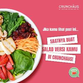 Healthy Salad Surabaya - Create Your Own Salad - Crunchaus Salad Gwalk Surabaya - 1