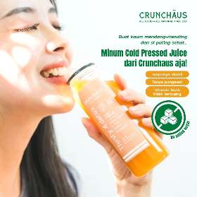 Healthy Drinks Surabaya - Cold Pressed Juice dari Crunchaus Salad - 2