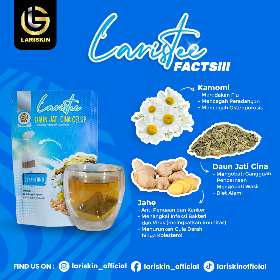 Laristee facts - daun jati cina - kamomil - jahe - teh detoks | Laristee - Lariskin