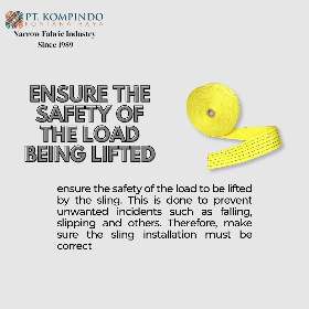 Secure safety: Check, ensure, and choose the right webbing sling