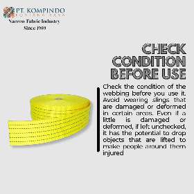 Secure safety: Check, ensure, and choose the right webbing sling