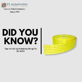 Secure safety: Check, ensure, and choose the right webbing sling